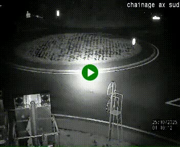<h2>Webcam au nord d'Ax-les-Thermes au niveau de l'aire de chaînage de la N20. Vue orientée vers les Pyrénées, en direction de Pas de la Case</h2>