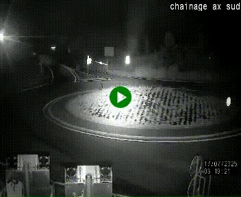 <h2>Webcam au nord d'Ax-les-Thermes au niveau de l'aire de chaînage de la N20. Vue orientée vers les Pyrénées, en direction de Pas de la Case</h2>