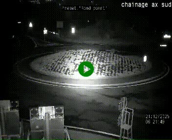 <h2>Webcam au nord d'Ax-les-Thermes au niveau de l'aire de chaînage de la N20. Vue orientée vers les Pyrénées, en direction de Pas de la Case</h2>