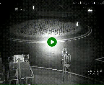 <h2>Webcam au nord d'Ax-les-Thermes au niveau de l'aire de chaînage de la N20. Vue orientée vers les Pyrénées, en direction de Pas de la Case</h2>