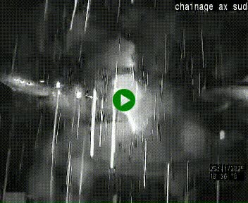 <h2>Webcam au nord d'Ax-les-Thermes au niveau de l'aire de chaînage de la N20. Vue orientée vers les Pyrénées, en direction de Pas de la Case</h2>