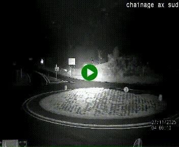 <h2>Webcam au nord d'Ax-les-Thermes au niveau de l'aire de chaînage de la N20. Vue orientée vers les Pyrénées, en direction de Pas de la Case</h2>