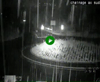 <h2>Webcam au nord d'Ax-les-Thermes au niveau de l'aire de chaînage de la N20. Vue orientée vers les Pyrénées, en direction de Pas de la Case</h2>
