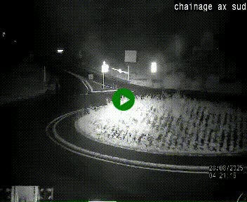 <h2>Webcam au nord d'Ax-les-Thermes au niveau de l'aire de chaînage de la N20. Vue orientée vers les Pyrénées, en direction de Pas de la Case</h2>