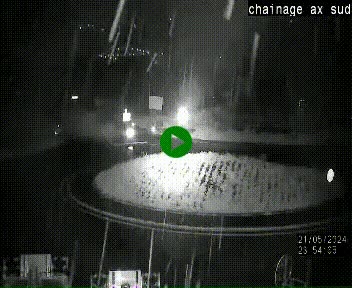 <h2>Webcam au nord d'Ax-les-Thermes au niveau de l'aire de chaînage de la N20. Vue orientée vers les Pyrénées, en direction de Pas de la Case</h2>