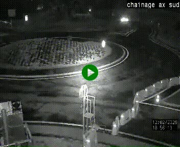 <h2>Webcam au nord d'Ax-les-Thermes au niveau de l'aire de chaînage de la N20. Vue orientée vers les Pyrénées, en direction de Pas de la Case</h2>