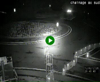 <h2>Webcam au nord d'Ax-les-Thermes au niveau de l'aire de chaînage de la N20. Vue orientée vers les Pyrénées, en direction de Pas de la Case</h2>