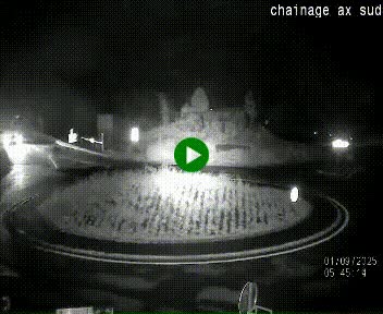 <h2>Webcam au nord d'Ax-les-Thermes au niveau de l'aire de chaînage de la N20. Vue orientée vers les Pyrénées, en direction de Pas de la Case</h2>