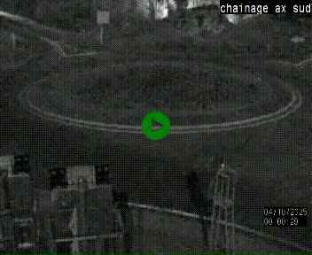 <h2>Webcam au nord d'Ax-les-Thermes au niveau de l'aire de chaînage de la N20. Vue orientée vers les Pyrénées, en direction de Pas de la Case</h2>