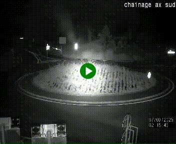 <h2>Webcam au nord d'Ax-les-Thermes au niveau de l'aire de chaînage de la N20. Vue orientée vers les Pyrénées, en direction de Pas de la Case</h2>
