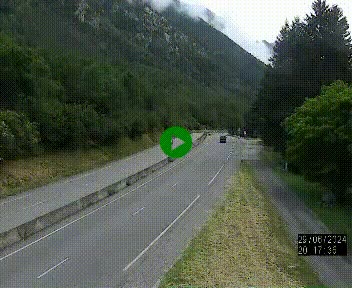 <h2>Webcam Ax-les-Thermes sur N20, en direction d'Andorre</h2>