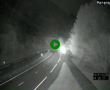 <h2>Webcam dans les Pyrénées à hauteur de Mérens-les-Vals sur N320, en direction de Pas de la Casa (Andorre)</h2>