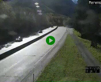 <h2>Webcam dans les Pyrénées à hauteur de Mérens-les-Vals sur N320, en direction de Pas de la Casa (Andorre)</h2>