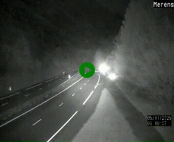 <h2>Webcam dans les Pyrénées à hauteur de Mérens-les-Vals sur N320, en direction de Pas de la Casa (Andorre)</h2>