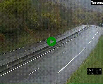 <h2>Webcam dans les Pyrénées à hauteur de Mérens-les-Vals sur N320, en direction de Pas de la Casa (Andorre)</h2>