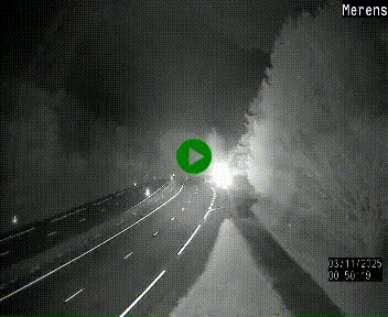 <h2>Webcam dans les Pyrénées à hauteur de Mérens-les-Vals sur N320, en direction de Pas de la Casa (Andorre)</h2>