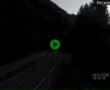 <h2>Webcam dans les Pyrénées à hauteur de Mérens-les-Vals sur N320, en direction de Pas de la Casa (Andorre)</h2>