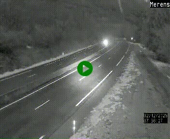 <h2>Webcam dans les Pyrénées à hauteur de Mérens-les-Vals sur N320, en direction de Pas de la Casa (Andorre)</h2>