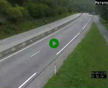 <h2>Webcam Ax-les-Thermes sur N20, en direction d'Andorre</h2>