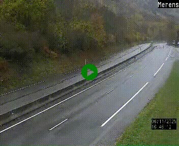 <h2>Webcam dans les Pyrénées à hauteur de Mérens-les-Vals sur N320, en direction de Pas de la Casa (Andorre)</h2>