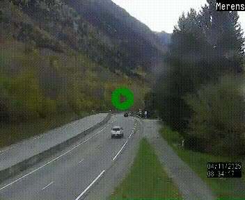 <h2>Webcam dans les Pyrénées à hauteur de Mérens-les-Vals sur N320, en direction de Pas de la Casa (Andorre)</h2>