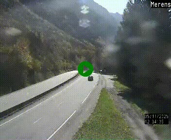 <h2>Webcam Ax-les-Thermes sur N20, en direction d'Andorre</h2>