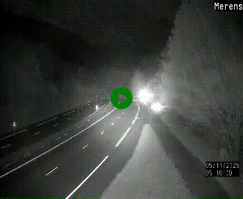 <h2>Webcam dans les Pyrénées à hauteur de Mérens-les-Vals sur N320, en direction de Pas de la Casa (Andorre)</h2>