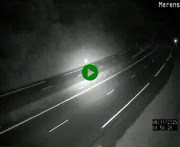 <h2>Webcam dans les Pyrénées à hauteur de Mérens-les-Vals sur N320, en direction de Pas de la Casa (Andorre)</h2>