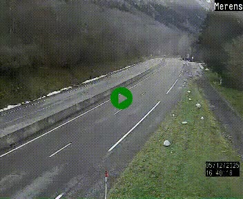 <h2>Webcam Ax-les-Thermes sur N20, en direction d'Andorre</h2>