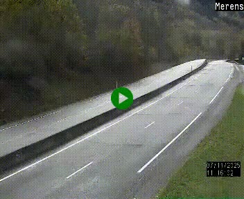 <h2>Webcam dans les Pyrénées à hauteur de Mérens-les-Vals sur N320, en direction de Pas de la Casa (Andorre)</h2>