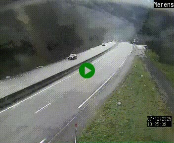 <h2>Webcam Ax-les-Thermes sur N20, en direction d'Andorre</h2>