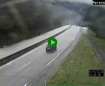 <h2>Webcam Ax-les-Thermes sur N20, en direction d'Andorre</h2>