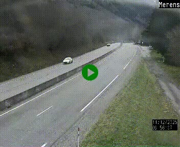 <h2>Webcam Ax-les-Thermes sur N20, en direction d'Andorre</h2>