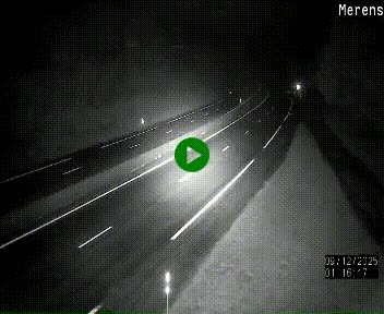 <h2>Webcam dans les Pyrénées à hauteur de Mérens-les-Vals sur N320, en direction de Pas de la Casa (Andorre)</h2>