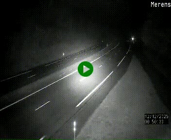 <h2>Webcam dans les Pyrénées à hauteur de Mérens-les-Vals sur N320, en direction de Pas de la Casa (Andorre)</h2>