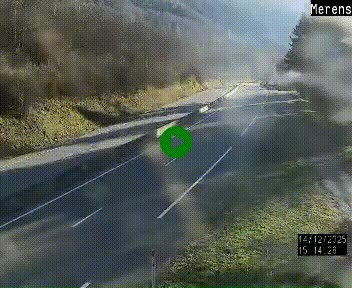 <h2>Webcam Ax-les-Thermes sur N20, en direction d'Andorre</h2>