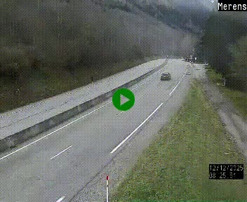 <h2>Webcam dans les Pyrénées à hauteur de Mérens-les-Vals sur N320, en direction de Pas de la Casa (Andorre)</h2>