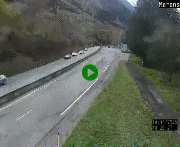 <h2>Webcam dans les Pyrénées à hauteur de Mérens-les-Vals sur N320, en direction de Pas de la Casa (Andorre)</h2>
