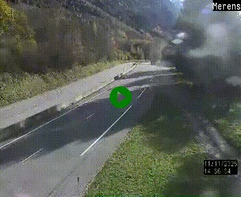 <h2>Webcam dans les Pyrénées à hauteur de Mérens-les-Vals sur N320, en direction de Pas de la Casa (Andorre)</h2>