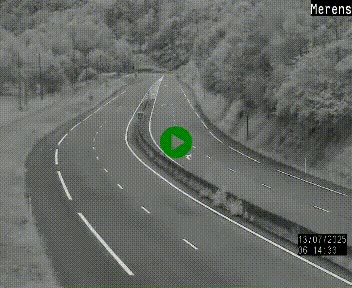 Webcam Ax-les-Thermes sur N20, en direction d'Andorre