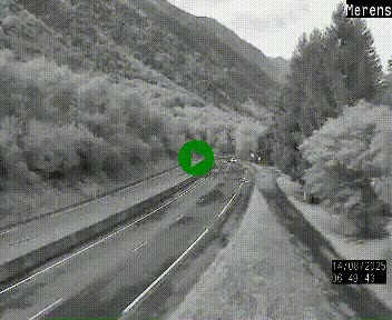 Webcam Ax-les-Thermes sur N20, en direction d'Andorre