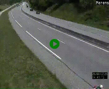 <h2>Webcam Ax-les-Thermes sur N20, en direction d'Andorre</h2>