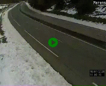 <h2>Webcam Ax-les-Thermes sur N20, en direction d'Andorre</h2>