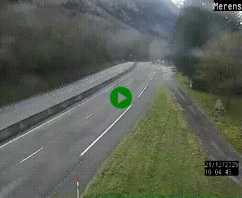 <h2>Webcam Ax-les-Thermes sur N20, en direction d'Andorre</h2>