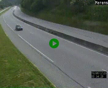 Webcam Ax-les-Thermes sur N20, en direction d'Andorre