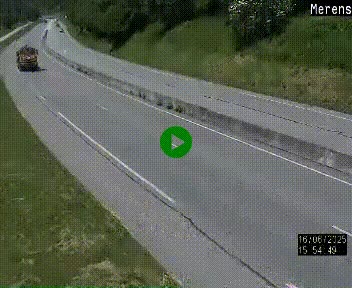 Webcam Ax-les-Thermes sur N20, en direction d'Andorre