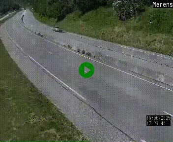 Webcam Ax-les-Thermes sur N20, en direction d'Andorre