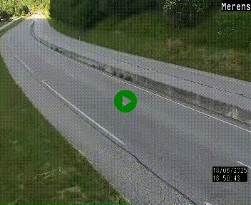 Webcam Ax-les-Thermes sur N20, en direction d'Andorre