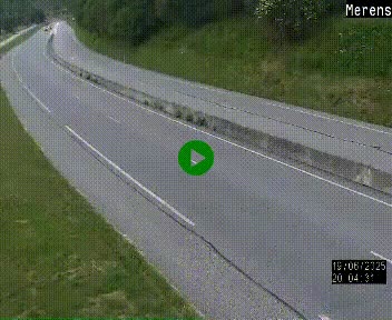 Webcam Ax-les-Thermes sur N20, en direction d'Andorre