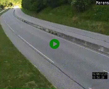 Webcam Ax-les-Thermes sur N20, en direction d'Andorre